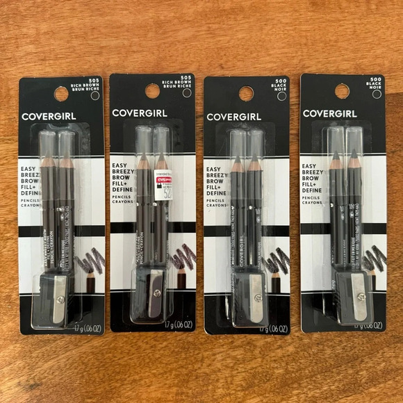 Covergirl Gift Bundle - Fill + Define Brow Pencils (4) & Clean Classic Blush (1) - Picture 5 of 9